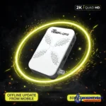 ⁦ريسيفر Tiger QR دجيتال 2K Quad HD، دعم DVB-S2، ذاكرة 8000 قناة، تحديث OFFLINE من الموبايل، تفعيل الضمان من الموبايل، تصميم كوريا صنع في مصر.⁩ - الصورة ⁦4⁩