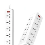 مشترك كهرباء ذكي 10 مخارج + 5 منافذ USB