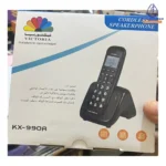 ⁦تليفون لاسلكي فيكتوريا KX-990A - مكالمات مجانية داخلية + مؤتمر ثلاثي - شاشة 1.6 بوصة⁩ - الصورة ⁦3⁩